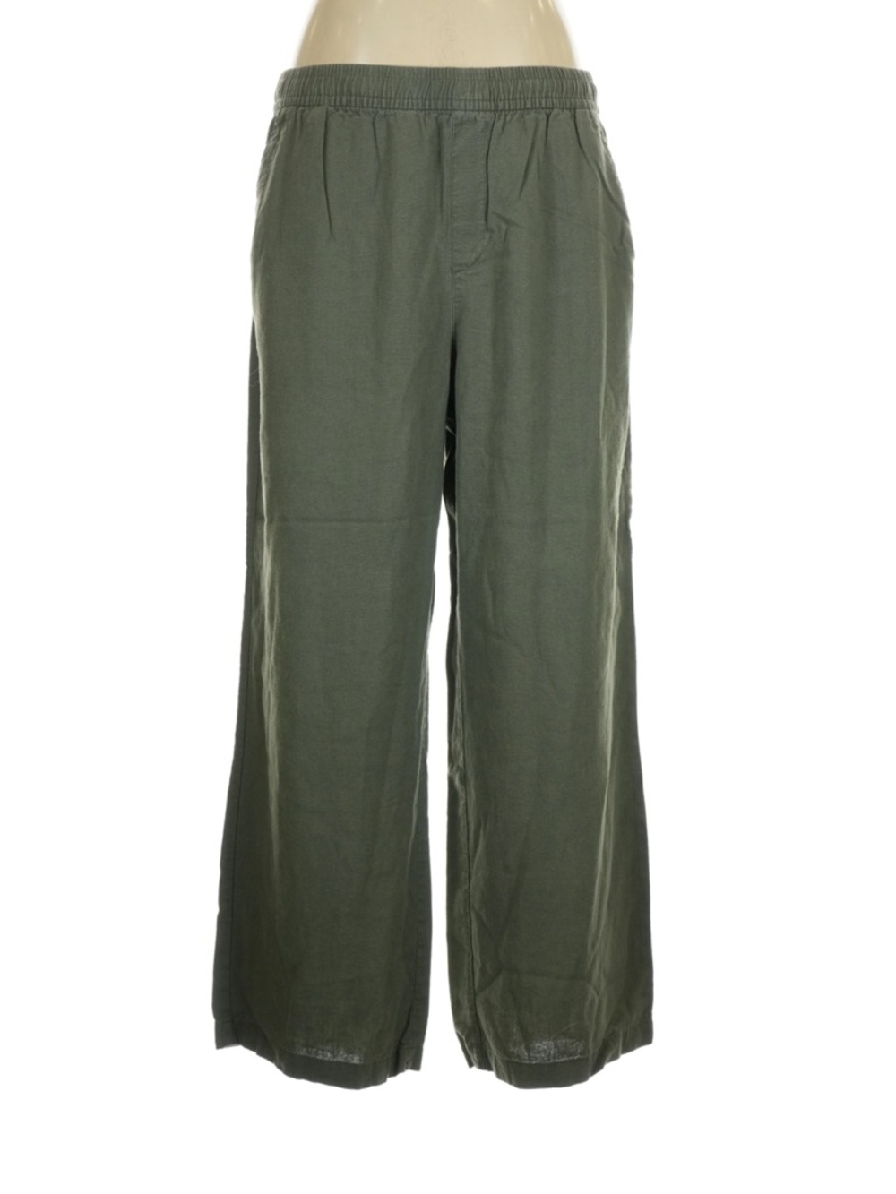 NWT Old Navy Wide Leg High Rise Linen Pants Sz Med